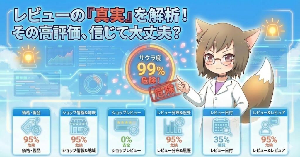 サクラチェッカーを紹介している女性