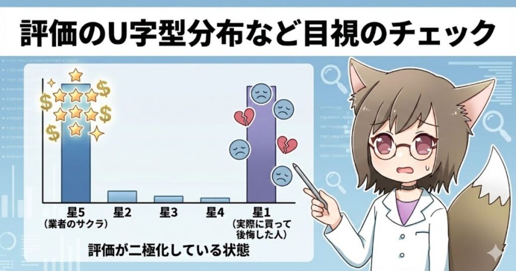 評価のU字型分布